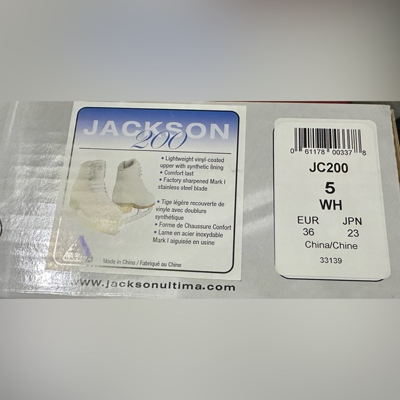 ✨New✨ Jackson Ultima Classic 200: Women/Girl’s Figure Ice Skates- Size 5 - Picture 15 of 15
